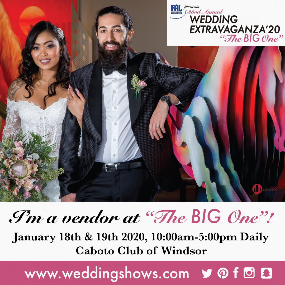 We Are a Proud Vendor for the Wedding Show 2020